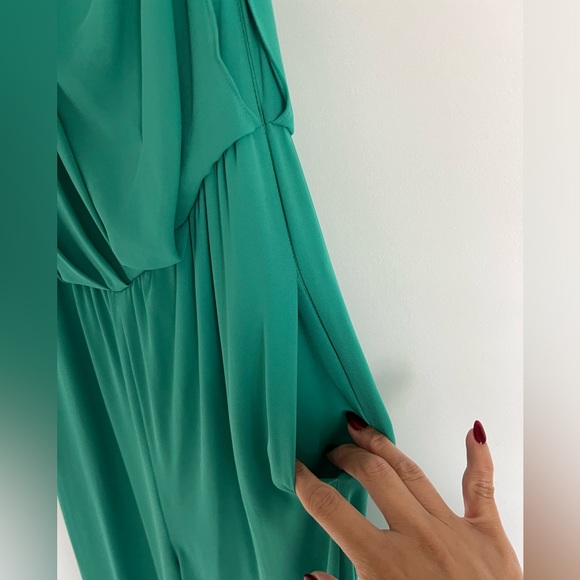 BCBG MaxAzria One Shoulder Wide Leg Jumpsuit - Picture 10 of 11